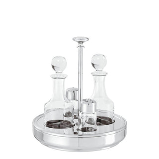 Sambonet Elite cruet set 4 pieces Silver - Buy now on ShopDecor - Discover the best products by SAMBONET design