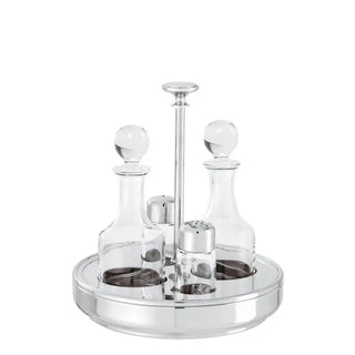 Sambonet Elite cruet set 4 pieces Steel - Buy now on ShopDecor - Discover the best products by SAMBONET design