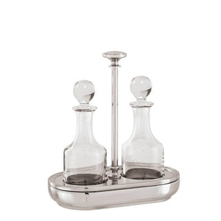 Sambonet Elite oil and vinegar set Silver - Buy now on ShopDecor - Discover the best products by SAMBONET design