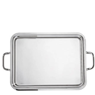 Sambonet Elite rectangular tray silverplated With Handles - Buy now on ShopDecor - Discover the best products by SAMBONET design
