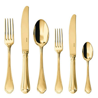 Sambonet Filet Toiras cutlery set 36 pieces PVD Gold - Buy now on ShopDecor - Discover the best products by SAMBONET design