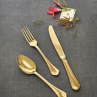 Sambonet Filet Toiras table fork PVD Gold - Buy now on ShopDecor - Discover the best products by SAMBONET design
