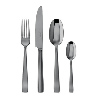Sambonet Flat cutlery set PVD Black Set 24 - Buy now on ShopDecor - Discover the best products by SAMBONET design