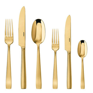 Sambonet Flat cutlery set 36 pieces PVD Gold - Buy now on ShopDecor - Discover the best products by SAMBONET design
