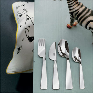 Sambonet Gio Ponti Conca Kids children's table set 4 cutlery - Buy now on ShopDecor - Discover the best products by SAMBONET design