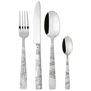 Sambonet Jungle cutlery set Sambonet Mirror Steel Set 24 - Buy now on ShopDecor - Discover the best products by SAMBONET design