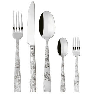Sambonet Jungle cutlery set Sambonet Mirror Steel Set 30 - Buy now on ShopDecor - Discover the best products by SAMBONET design
