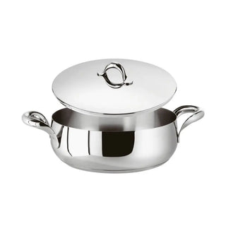 Sambonet Kikka casserole pot 2 handles With Lid 20 cm - 7.88 in - Buy now on ShopDecor - Discover the best products by SAMBONET design