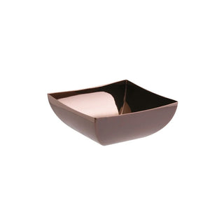 Sambonet Linea Q bowl Sambonet Mirror PVD Rum - Buy now on ShopDecor - Discover the best products by SAMBONET design