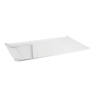 Sambonet Linea Q tray 43x28 cm. Sambonet Silverplated Steel - Buy now on ShopDecor - Discover the best products by SAMBONET design