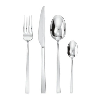 Sambonet Linea-Q cutlery set Steel Set 24 - Buy now on ShopDecor - Discover the best products by SAMBONET design