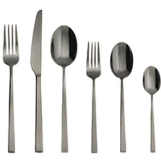 Sambonet Linea-Q cutlery set PVD Black Set 36 - Buy now on ShopDecor - Discover the best products by SAMBONET design