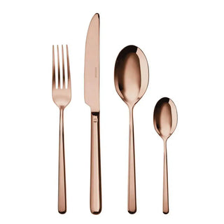 Sambonet Linear cutlery set Sambonet Mirror PVD Copper Set 24 - Buy now on ShopDecor - Discover the best products by SAMBONET design