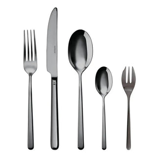 Sambonet Linear cutlery set PVD Black Set 30 - Buy now on ShopDecor - Discover the best products by SAMBONET design
