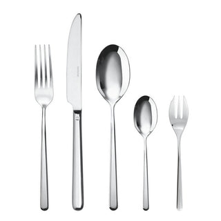 Sambonet Linear cutlery set 30 pieces Steel - Buy now on ShopDecor - Discover the best products by SAMBONET design