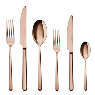 Sambonet Linear cutlery set Sambonet Mirror PVD Copper Set 36 - Buy now on ShopDecor - Discover the best products by SAMBONET design
