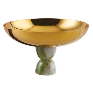 Sambonet Madame bowl with foot diam. 26 cm. Sambonet Mirror PVD Gold - Buy now on ShopDecor - Discover the best products by SAMBONET design