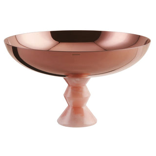 Sambonet Madame bowl with foot diam. 26 cm. Sambonet Mirror PVD Rum - Buy now on ShopDecor - Discover the best products by SAMBONET design