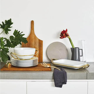 Sambonet New Living holder with rectangular dish - Buy now on ShopDecor - Discover the best products by SAMBONET design
