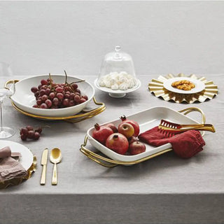 Sambonet New Living hors d'oeuvre tray with holder - Buy now on ShopDecor - Discover the best products by SAMBONET design