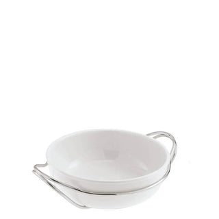 Sambonet New Living spaghetti dish with holder Silver 32 cm - 12.60 in - Buy now on ShopDecor - Discover the best products by SAMBONET design