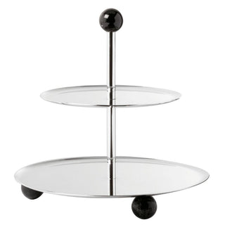 Sambonet Penelope pastry stand 2 tiers Sambonet Silverplated Steel - Buy now on ShopDecor - Discover the best products by SAMBONET design