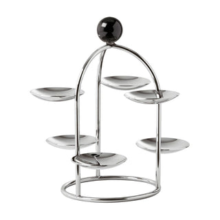 Sambonet Penelope pastry stand 6 small dishes Sambonet Silverplated Steel - Buy now on ShopDecor - Discover the best products by SAMBONET design