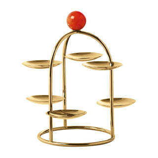 Sambonet Penelope pastry stand 6 small dishes Sambonet Mirror PVD Gold - Buy now on ShopDecor - Discover the best products by SAMBONET design