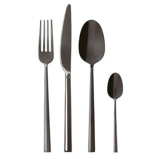 Sambonet Rock 24-piece cutlery set Sambonet PVD 2Black - Buy now on ShopDecor - Discover the best products by SAMBONET design