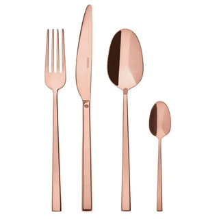 Sambonet Rock cutlery set Sambonet Mirror PVD Copper Set 24 - Buy now on ShopDecor - Discover the best products by SAMBONET design