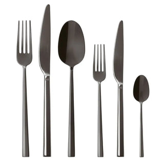 Sambonet Rock cutlery set Sambonet Mirror PVD 2Black Set 36 - Buy now on ShopDecor - Discover the best products by SAMBONET design