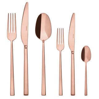 Sambonet Rock 36-piece cutlery set Sambonet Mirror PVD Copper - Buy now on ShopDecor - Discover the best products by SAMBONET design
