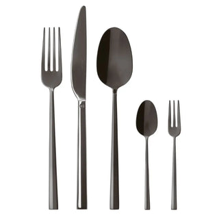 Sambonet Rock cutlery set Sambonet Mirror PVD 2Black Set 60 - Buy now on ShopDecor - Discover the best products by SAMBONET design