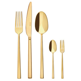 Sambonet Rock cutlery set Sambonet Mirror PVD Gold Set 60 - Buy now on ShopDecor - Discover the best products by SAMBONET design