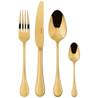 Sambonet Royal 24-piece cutlery set Sambonet Mirror PVD Gold - Buy now on ShopDecor - Discover the best products by SAMBONET design