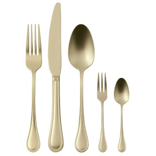 Sambonet Royal 60-piece cutlery set Sambonet Antique PVD Champagne - Buy now on ShopDecor - Discover the best products by SAMBONET design