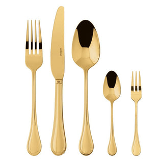 Sambonet Royal 60-piece cutlery set Sambonet Mirror PVD Gold - Buy now on ShopDecor - Discover the best products by SAMBONET design
