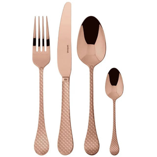 Sambonet Taormina cutlery set Sambonet Mirror PVD Copper Set 24 - Buy now on ShopDecor - Discover the best products by SAMBONET design