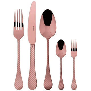 Sambonet Taormina cutlery set Sambonet Mirror PVD Copper Set 30 - Buy now on ShopDecor - Discover the best products by SAMBONET design