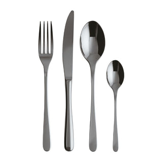 Sambonet Taste 24-piece cutlery set Sambonet Mirror Pvd Black - Buy now on ShopDecor - Discover the best products by SAMBONET design