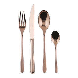 Sambonet Taste 24-piece cutlery set Sambonet Mirror PVD Copper - Buy now on ShopDecor - Discover the best products by SAMBONET design