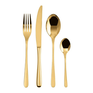 Sambonet Taste 24-piece cutlery set Sambonet Mirror PVD Gold - Buy now on ShopDecor - Discover the best products by SAMBONET design