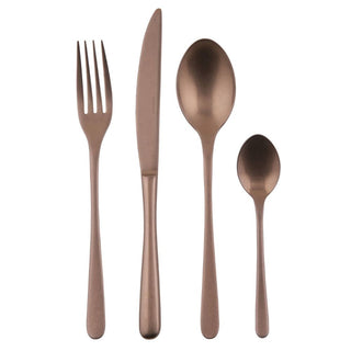 Sambonet Taste 24-piece cutlery set Sambonet Vintage PVD Copper - Buy now on ShopDecor - Discover the best products by SAMBONET design