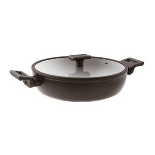 Sambonet Titan Pro Double Induction non-stick sauté pan 2 handles with lid 24 cm - 9.45 inch - Buy now on ShopDecor - Discover the best products by SAMBONET design
