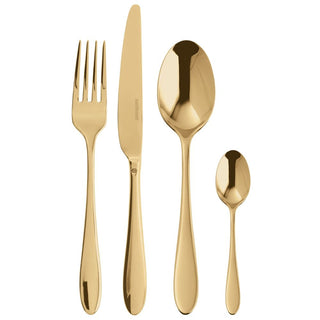 Sambonet Velvet 24-piece cutlery set Sambonet Mirror PVD Gold - Buy now on ShopDecor - Discover the best products by SAMBONET design
