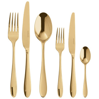Sambonet Velvet 36-piece cutlery set Sambonet Mirror PVD Gold - Buy now on ShopDecor - Discover the best products by SAMBONET design