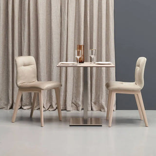 Scab Natural Alice Pop 2849 upholstered chair with wooden legs