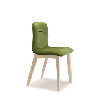 Scab Natural Alice Pop 2849 upholstered chair with wooden legs