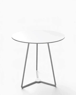 Scab Atomo 5032 aluminium table base with steel tabletop