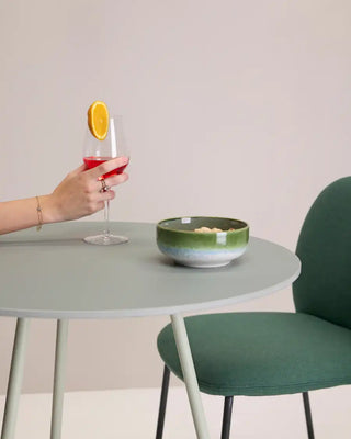 Scab Atomo 5032 aluminium table base with steel tabletop
